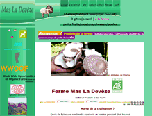 Tablet Screenshot of ladeveze-cevennes.com